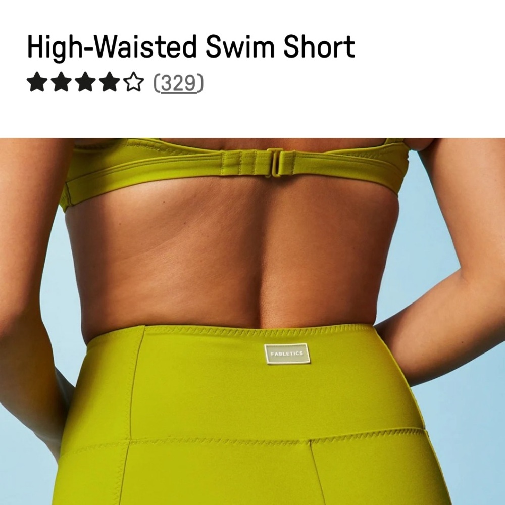 Fabletics sculpting swim shorts
